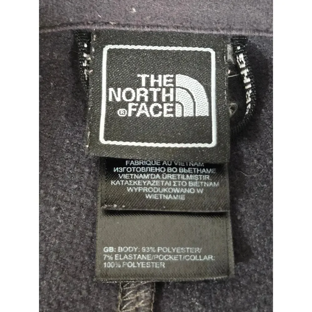 The North Face Momentum Full Zip Fleece Jacket Red Grey Men's Size Medium